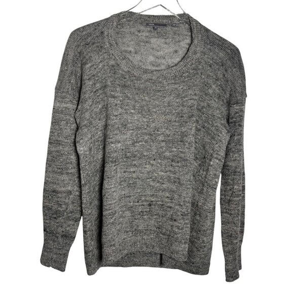 Vince. 100% linen knit sweater Top Gray size small - Picture 6 of 6
